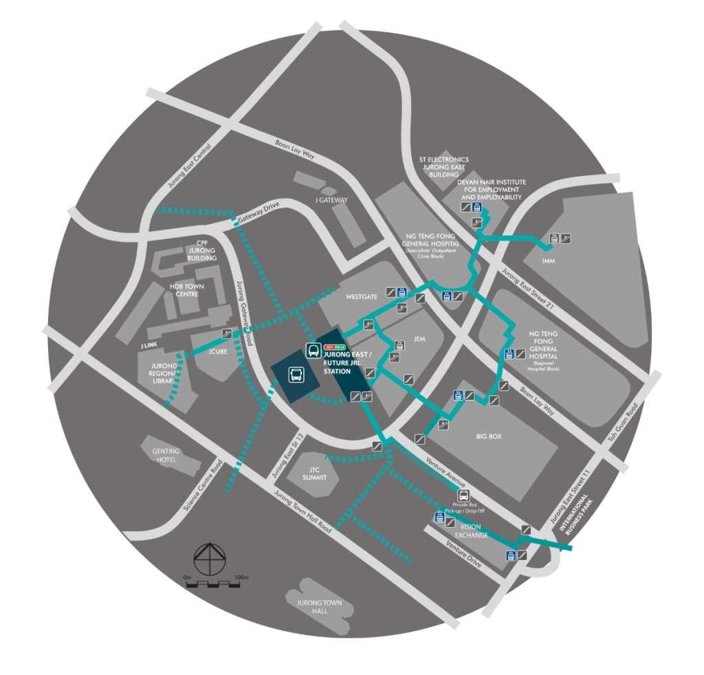 Singapore Western Region Pedway Plan 