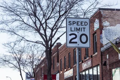 20 MPH speed limit sign