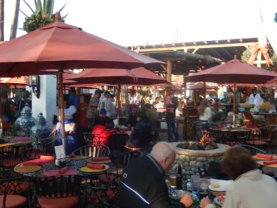 Outdoor cafes in Old Town, San Diego