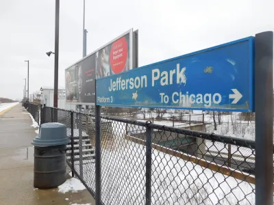 Jefferson park Blue Line Stop