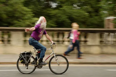 Old Man Cyclist