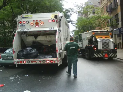 Garbage truck and garbage collector