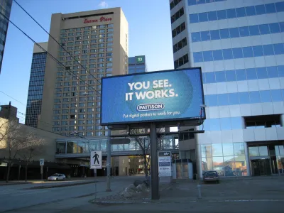 Digital Billboard, Edmonton, Canada