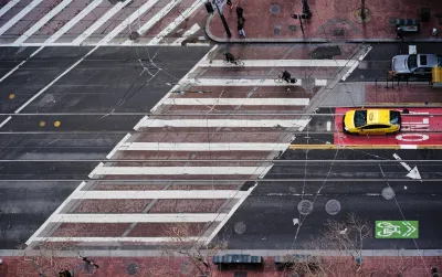 Crosswalk Market and Third San Francisco
