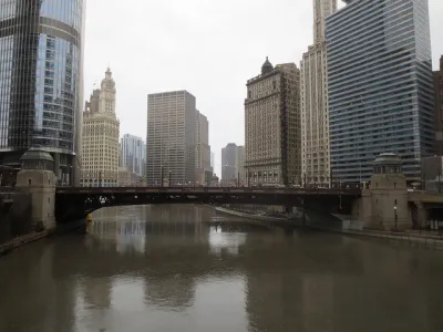 Flooded Chicago River