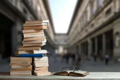stack of books