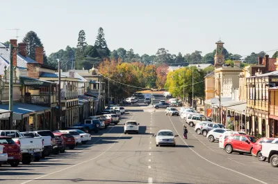 rural town main street.