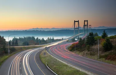 Two bridges over Puget sound, Tacoma washington
