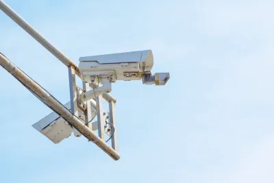 Automated traffic enforcement camera.