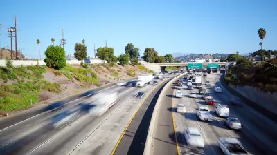 Interstate 5 freeway in Los Angeles, California.