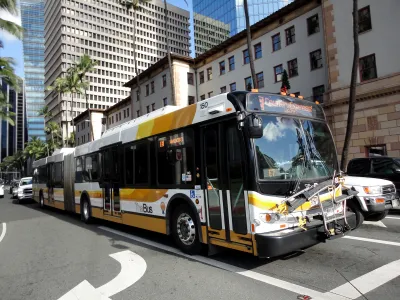 Honolulu public bus.