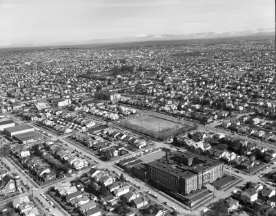 Aerial of Wallingford, Seattle circa 1969