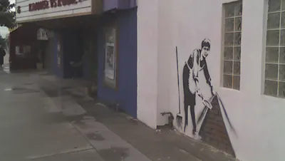 Banksy Sweeping