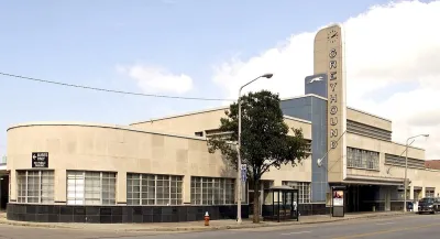 Art Deco Greyhound bus terminal in downtown Cleveland, Ohio.
