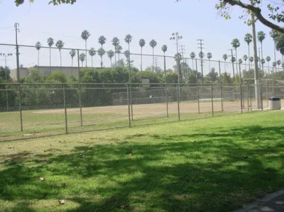 Baseball field at Edward Vincent Park in Inglewood, California