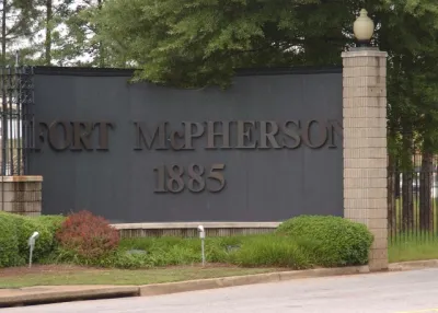 Fort McPherson front gate
