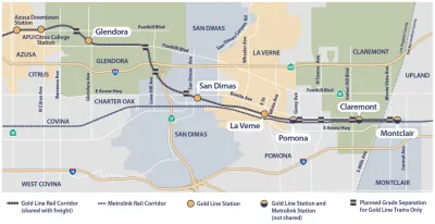 Foothill Gold Line Light Rail Extension