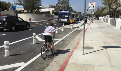 Los Angeles Protected Bike Lane
