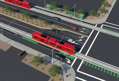 Transit Project Rendering
