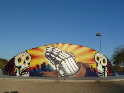 Maryvale Arizona Desert West Community Center Skateboard Park