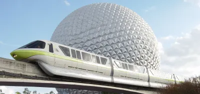 Monorail through Epcot Center