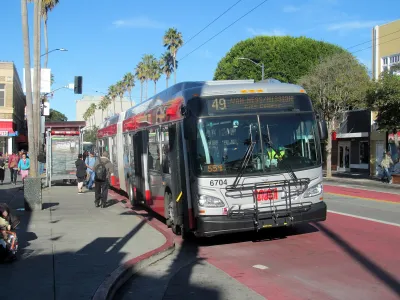 Mission Street Bus Lane San Francisco
