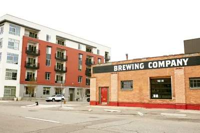 Quiet, mostly empty streets in the RiNo District during Covid-19 stay at home order. River North Arts District