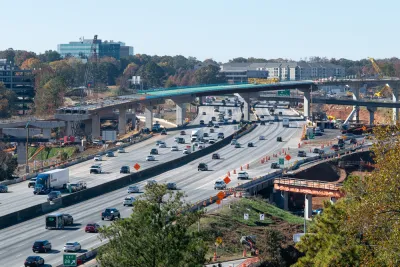 Construction on the Georgia 400 / 285 Interchange
