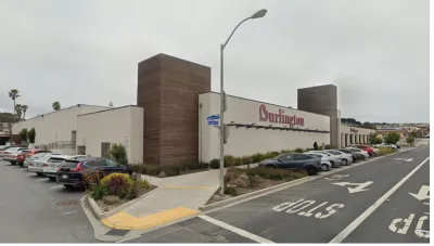 Google maps street view of Burlington store in Daly City, California