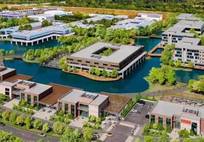 Rendering of Watermark District campus redevelopment