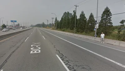 Lougheed Highway in Pitt Meadows