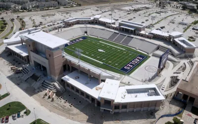 Allen High School's Eagle Stadium in Allen, TX.