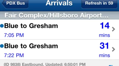 PDX Bus iPhone App
