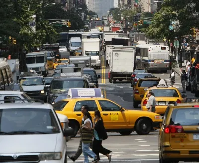 Traffic in Manhattan New York