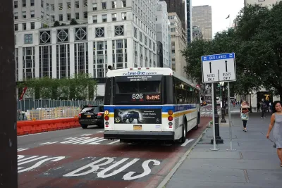 Painted Bus Lane