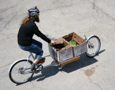Santa Cruz cargo bike ride