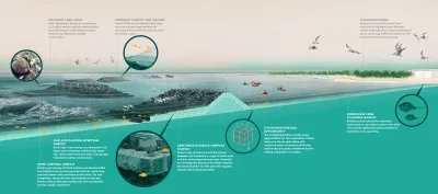Rendering of Living Breakwaters project