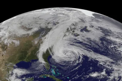 Satellite PIcture of Hurricane Sandy