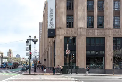 Twitter office building in downtown San Francisco