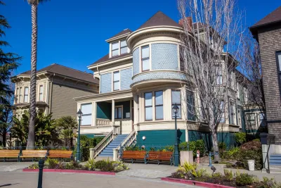 Victorian homes in Oakland, California