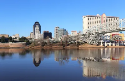 Downtown Shreveport and Red River