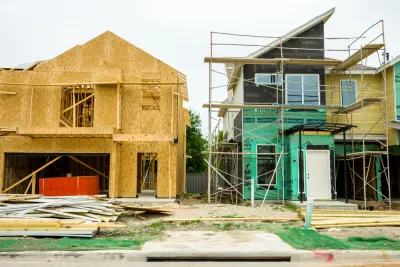 Housing construction in Austin, Texas