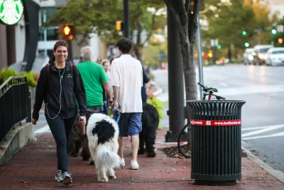 Pedestrians and Walkable Street