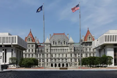 State capitol building in Albany, New York