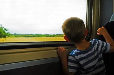 Child on Train