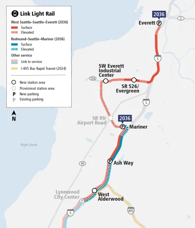 Sound Transit Light Rail Extension
