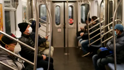 New York Subway Coronvairus