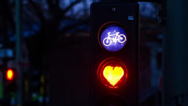 Bicycle traffic light in Berlin