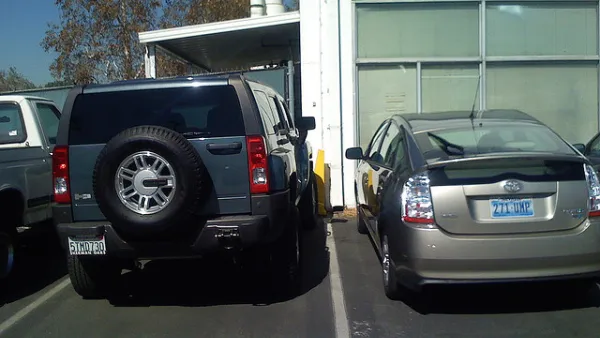 Hummer and Prius