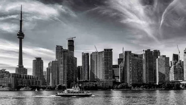 Toronto Skyline B&W